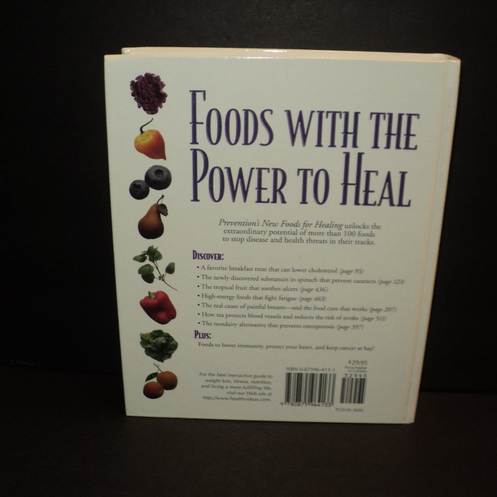 New Foods for Healing, Hardcover, 1997, Prevention - Picture 2 of 3